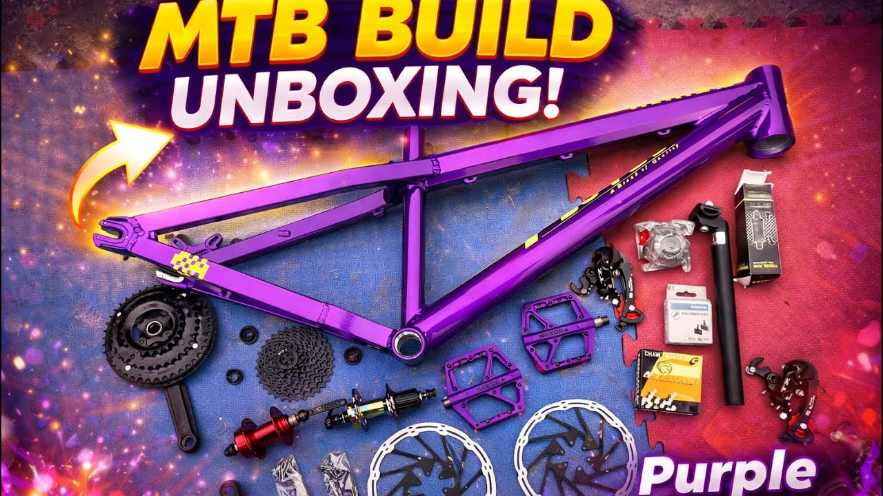 Budget MTB Build Unboxing in India 🇮🇳 | Purple Bike Frame | FREESTYLE SAGAR 