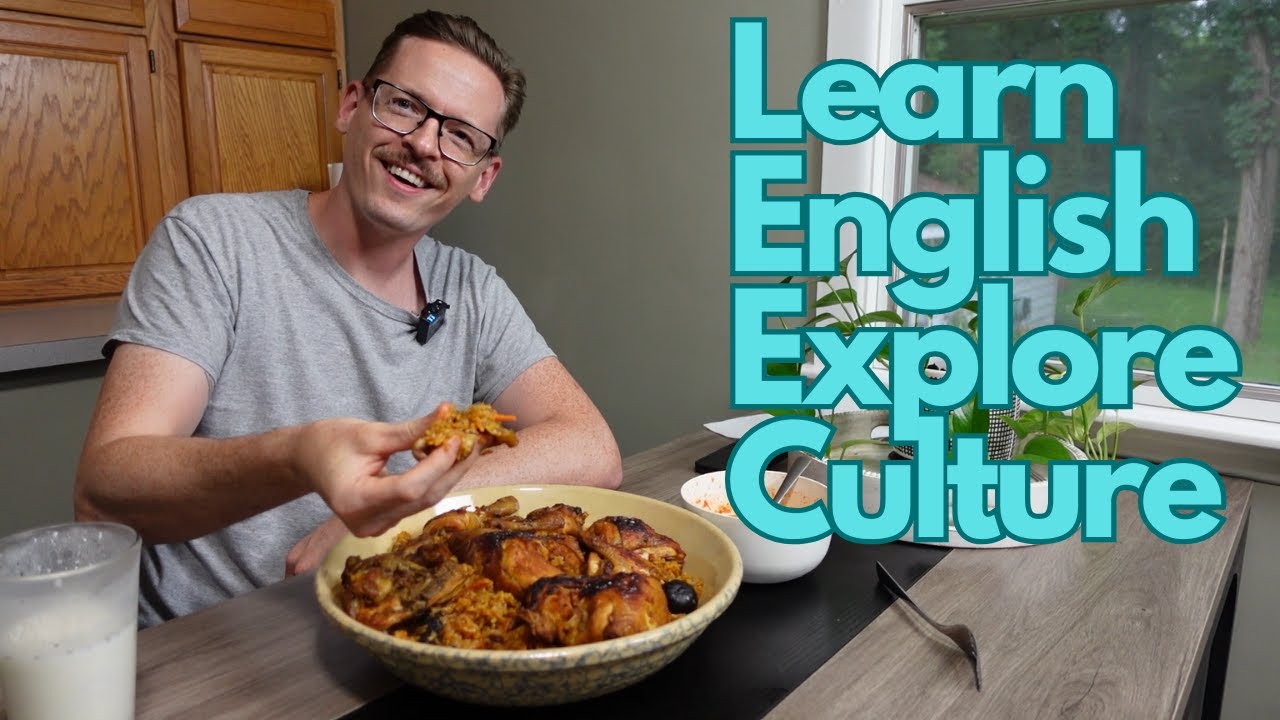 Learn Real Life English Cooking Saudi Chicken Kabsa 🇸🇦🍗 | Comprehensible Input + Saudi Culture