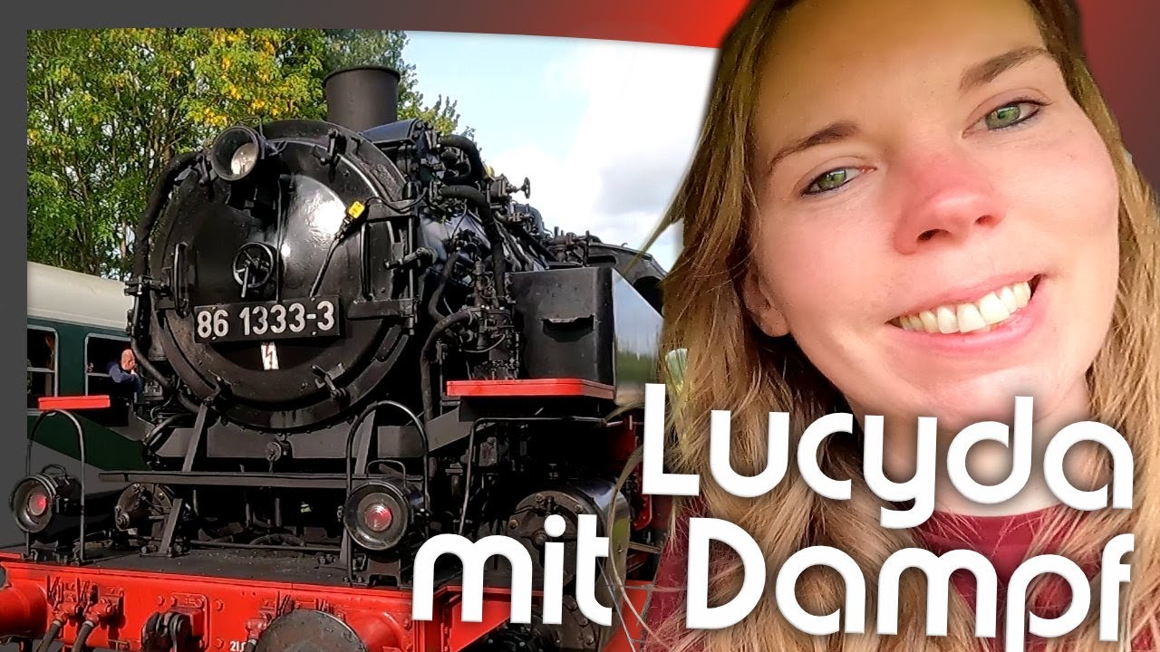 BR 86 und Dampffeldbahn-Mitfahrten 😍 [Lucyda IRL: Bahnhofsfest Deinste]