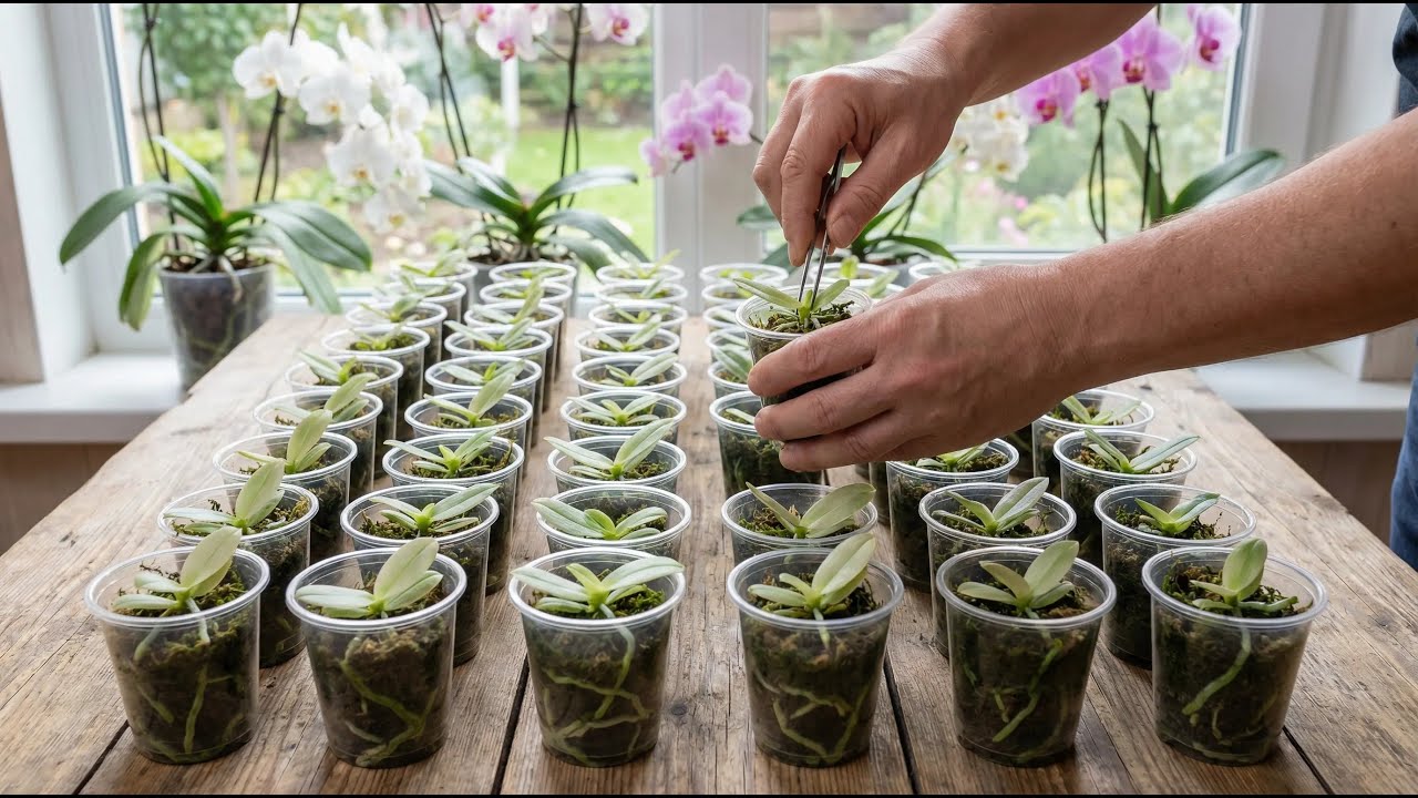 Tips for propagating orchids at home - Economical - Quick rooting - Quick flowering
