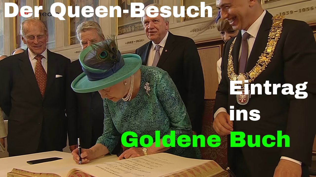 Queen Elizabeth besucht Frankfurt - Mittagsessen mit hessischen Spezialitäten
