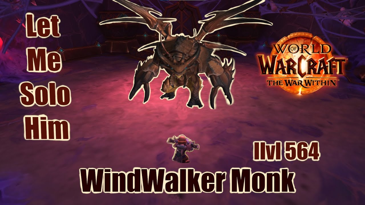 Solo Zekvir Tier  ?? - Monk WW - 564 ilvl - Let me Solo Him Achiev - The War Within - WoW