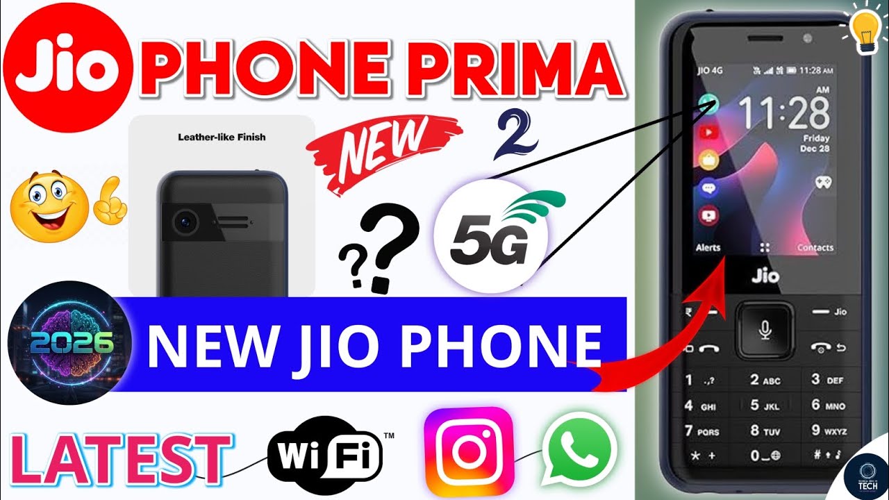 New Jio phone 2026 Jio Prima 2 Review 1 साल फ्री ? Jio Phone Prima 2 😍 #JioPhone