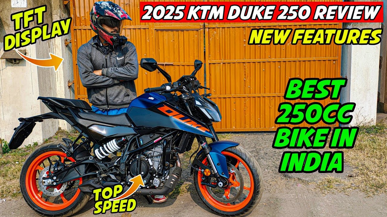 2025 KTM Duke 250 Blue Colour Review|| TFT Display & New Features - Best 250cc In India 🔥