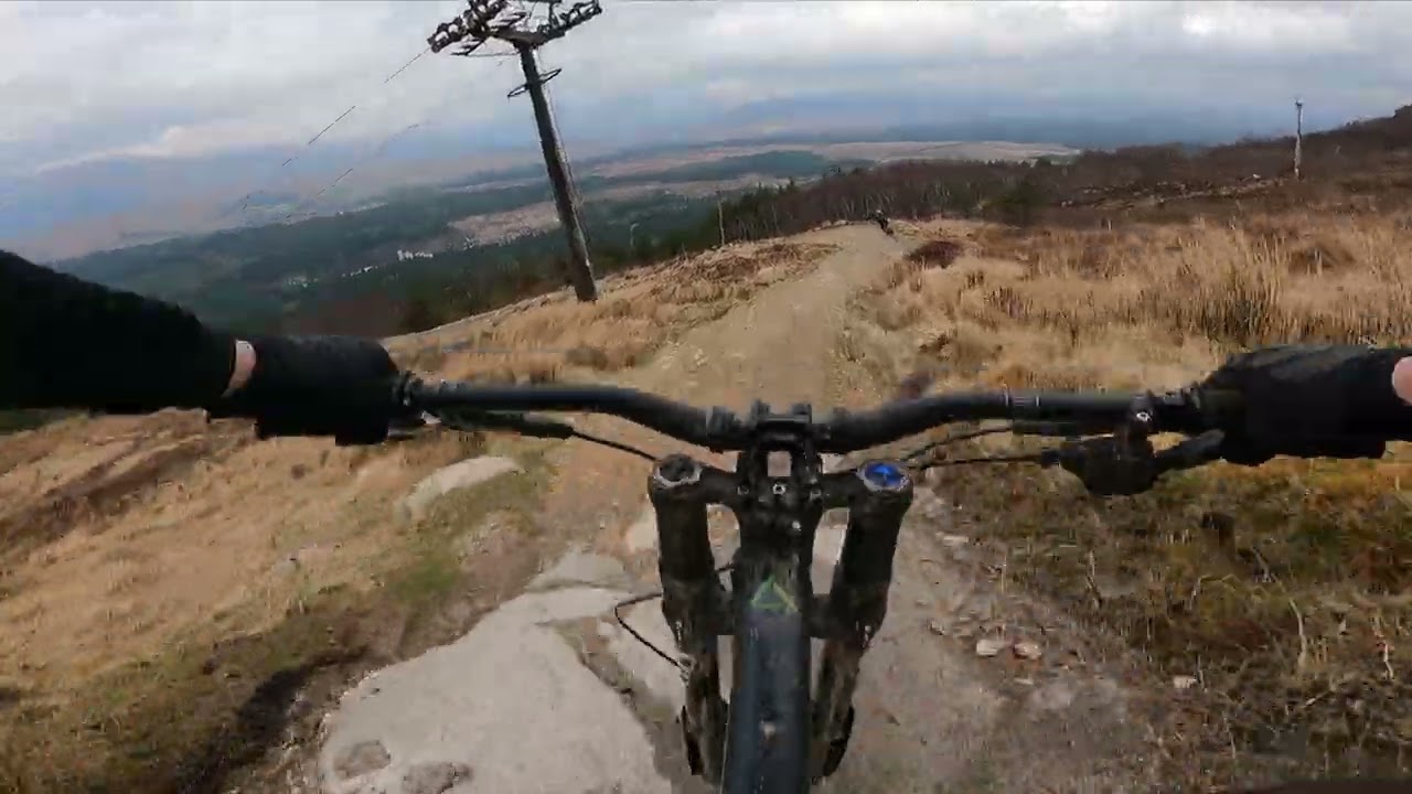 Trying To Follow Mikayla Parton Down Fort William DH