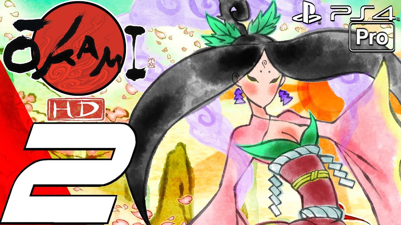 Okami HD - Gameplay Walkthrough Part 2 - Kamiki Village (PS4 PRO) Remastered