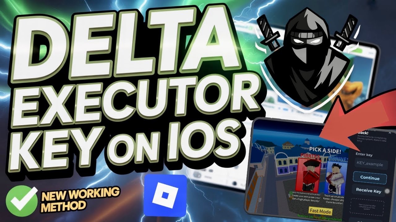 Ключ Delta Executor | Как получить ключ Delta Executor на iPhone и iPad, новый обучающий материал...