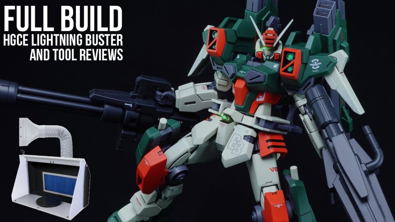 ライトニングバスターをデミバーディングとミキシング改造！【HGCE 1/144 LIGHTNING BUSTER GUNDAM】【ガンプラ改造】【Anesty塗装ブース紹介】