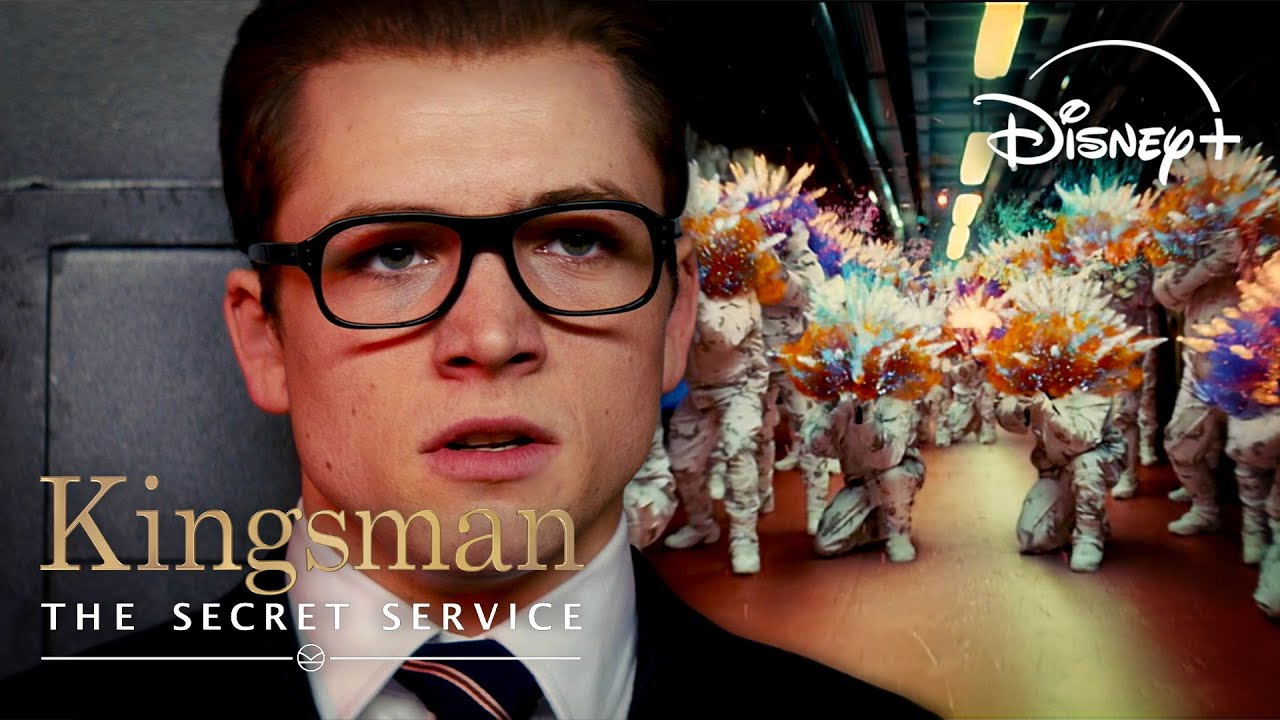 Taron Egerton's Fireworks Display | Kingsman: The Secret Service | Disney+ UK