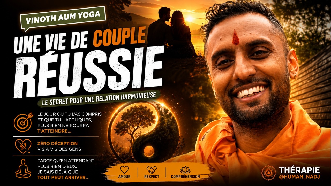 🧡 UNE VIE DE COUPLE RÉUSSIE ! VINOTH AUM YOGA 🧘‍♀️