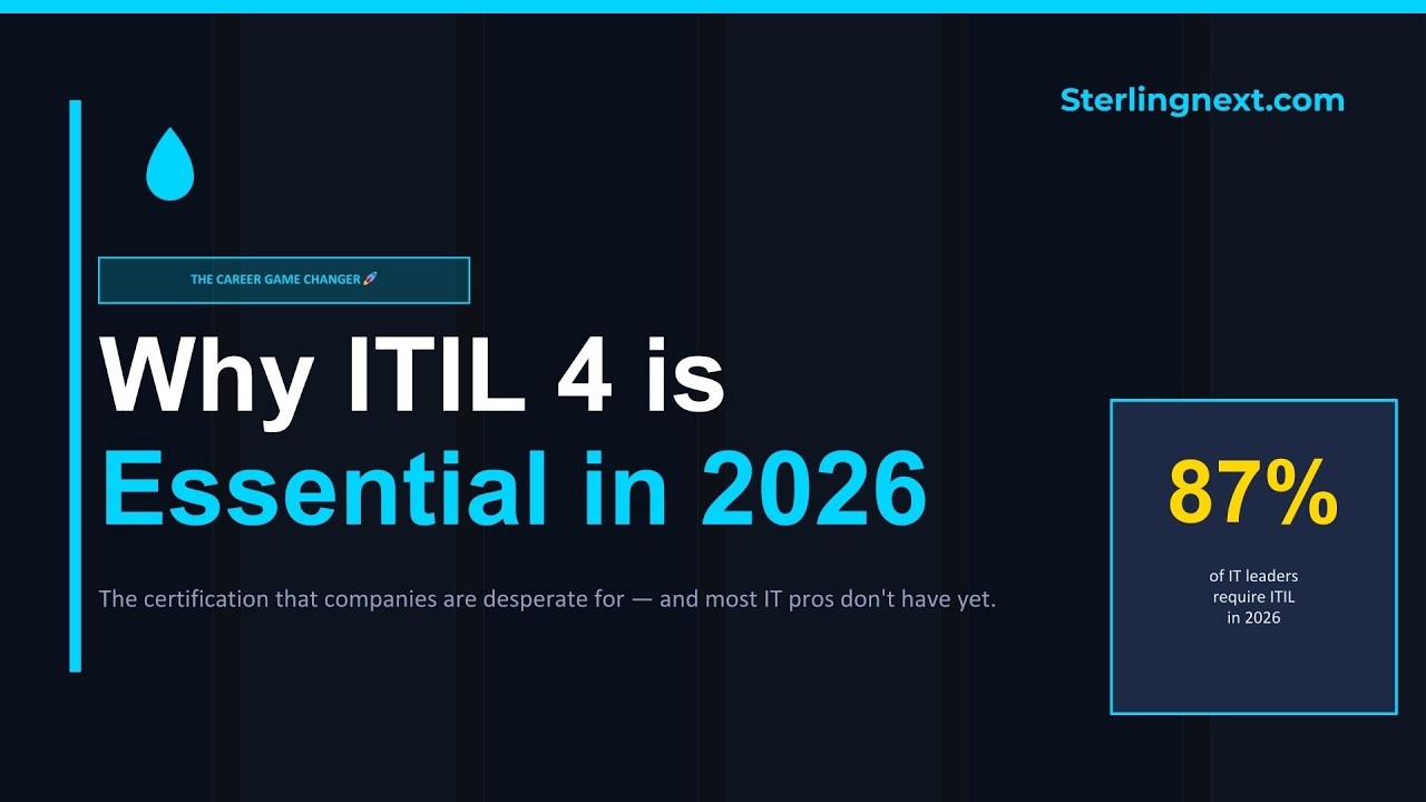 Why ITIL 4 Is the #1 Career Move in 2026 (And Most IT Pros Are Missing It)