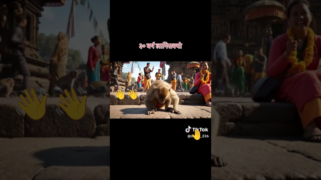 monkey in nepal be like
