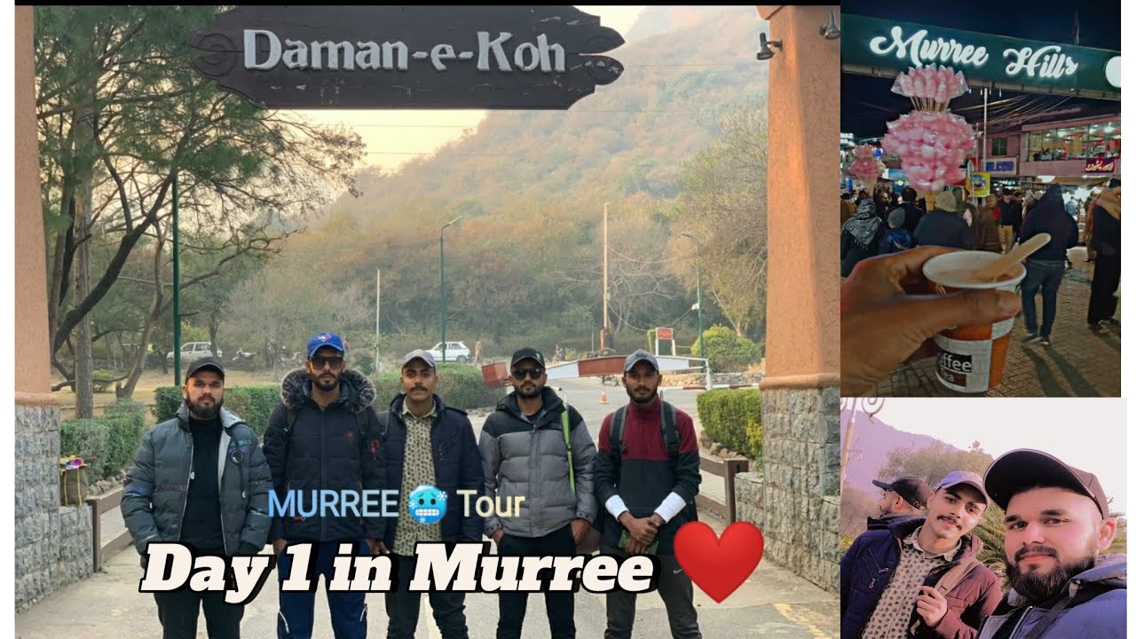Murree Tour 🥶| Day 1| Jummah in Faisal Masjid| Boht Maaza Aya Amazing Days | Great Fun 😊#murree