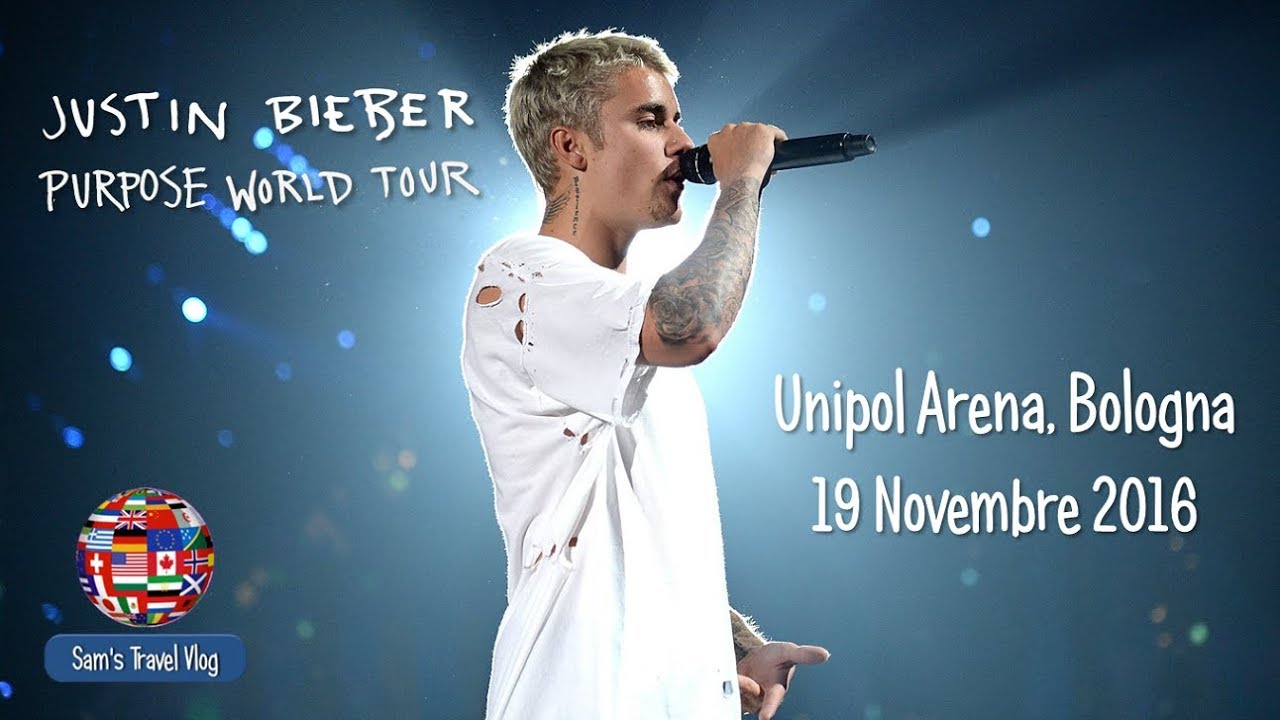 JUSTIN BIEBER A BOLOGNA! - Purpose Tour Italy, Unipol Arena - 19 Novembre 2016 (FULL SHOW)
