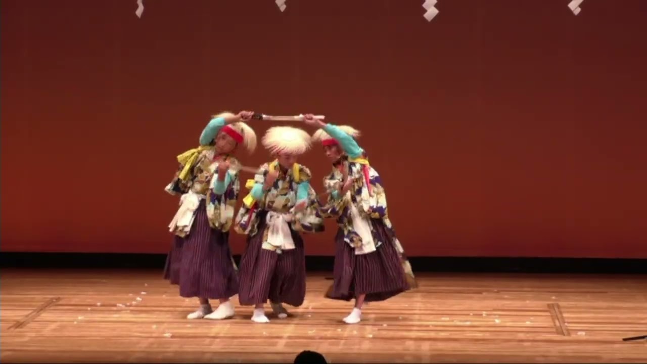 【第19回登米市民俗芸能大会】嵯峨立神楽「三宝荒神」