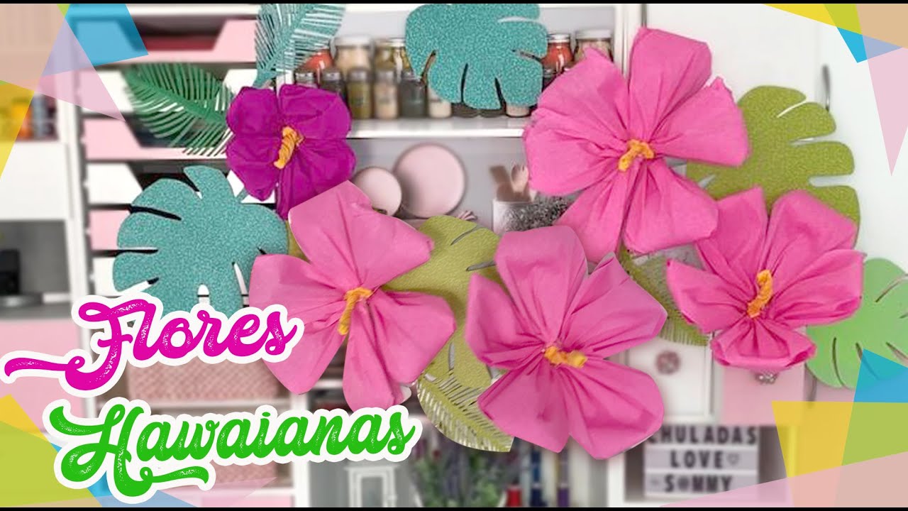 Flores 🌺  Hawaiiana :: 🌈  Fiesta Hawaii 1🏖️ :: Chuladas Creativas