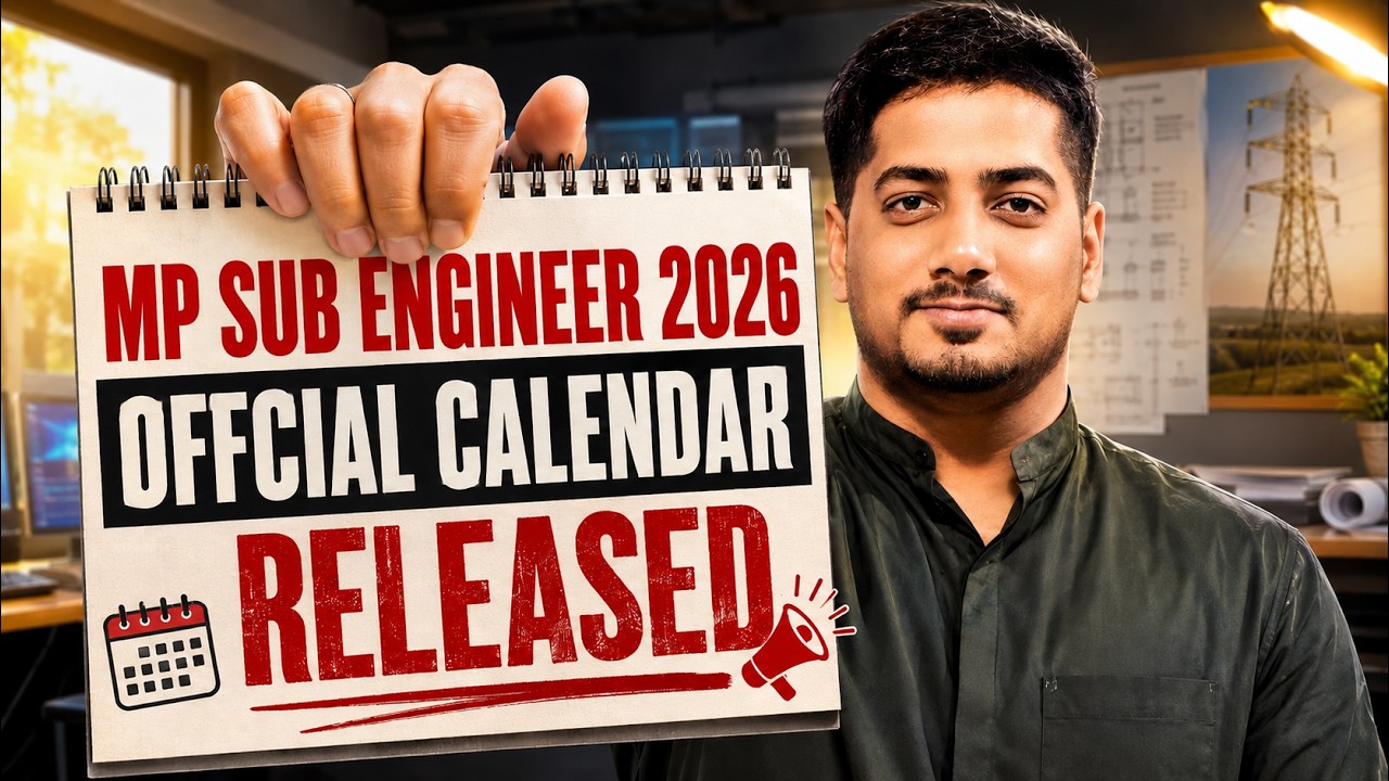 MP Sub Engineer Vacancy 2026 | MP Sub Engineer Syllabus 2026 | MP Vyapam Calendar 2026