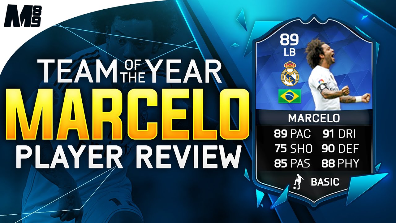 FIFA 16 TOTY MARCELO REVIEW (89) FIFA 16 Ultimate Team Player Review + In Game Stats