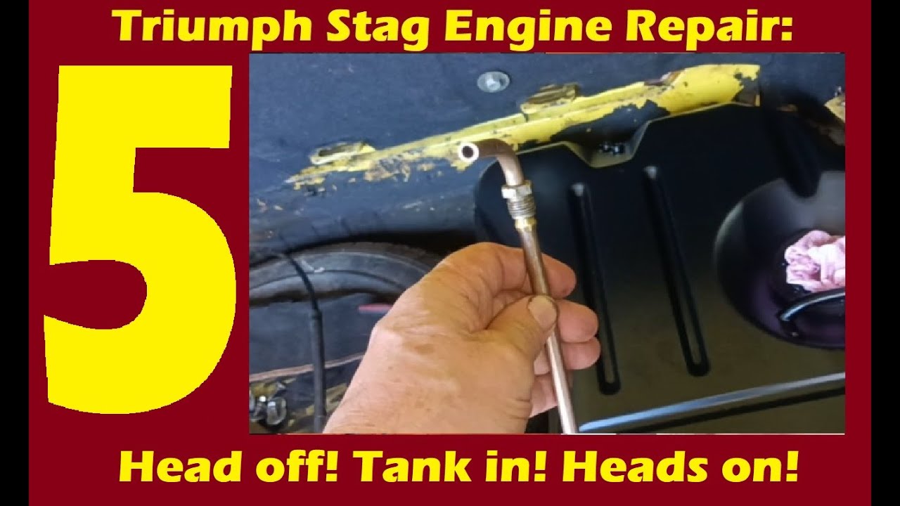 Stag Engine Repair Pt5: Progress made! Fuel tank in, 2nd head on!