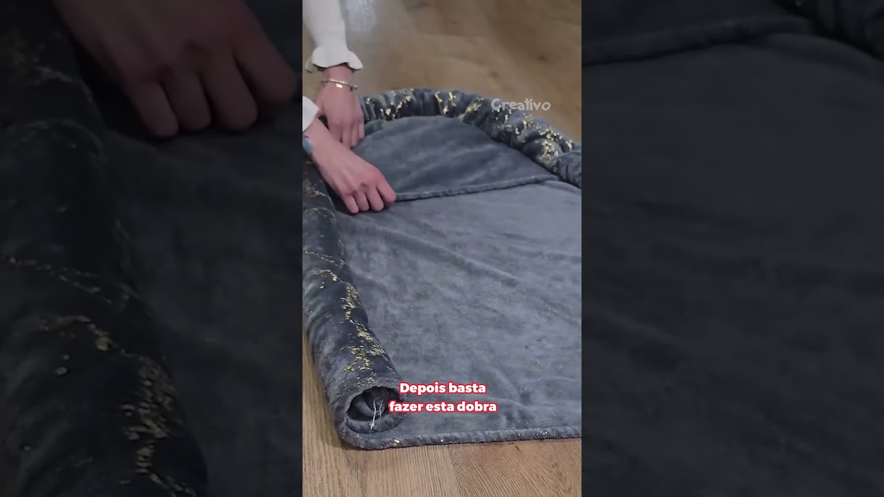 Pegue uma coberta velha e fa&ccedil;a uma caminha para animais! 🐕🐈