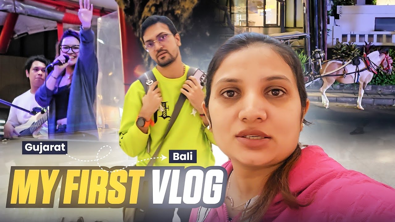 MY Wife FIRST VLOG || GUJARAT TO BALI ✈️ || Mayur Gaming