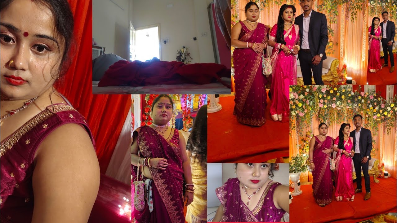বিয়ে বাড়ি গিয়ে খুব আনন্দ 🥰মজা হয়েছে💐 পরের দিন একটু শরীরটা 😪খারাপ হয়ে গেছে 