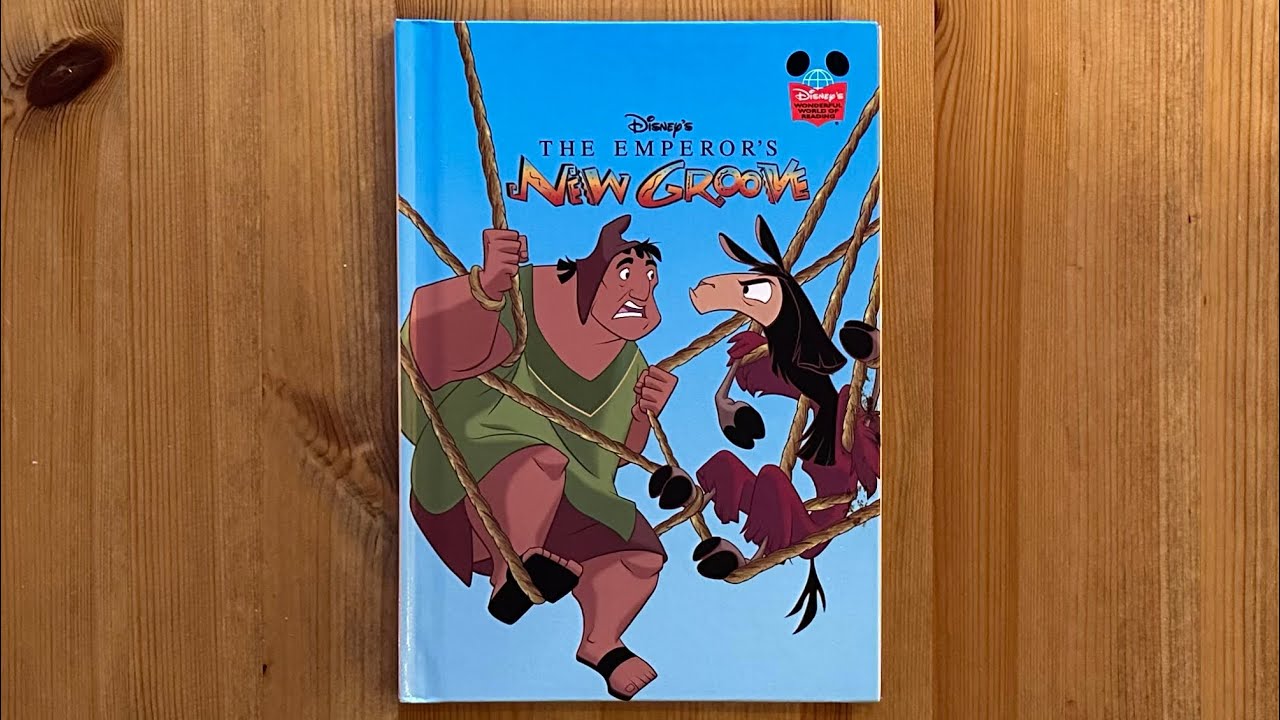 Ash reads Disney's The Emperor's New Groove