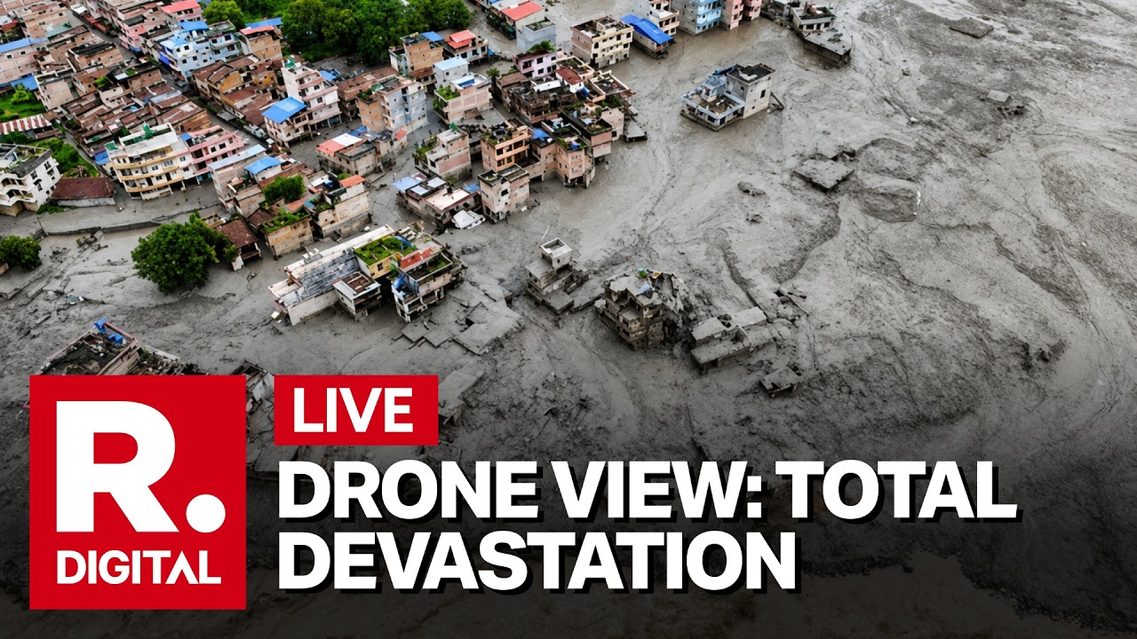 LIVE | Drone Footage Shows Nepal Flood Devastation | 675 Dead, Thousands Still Missing
