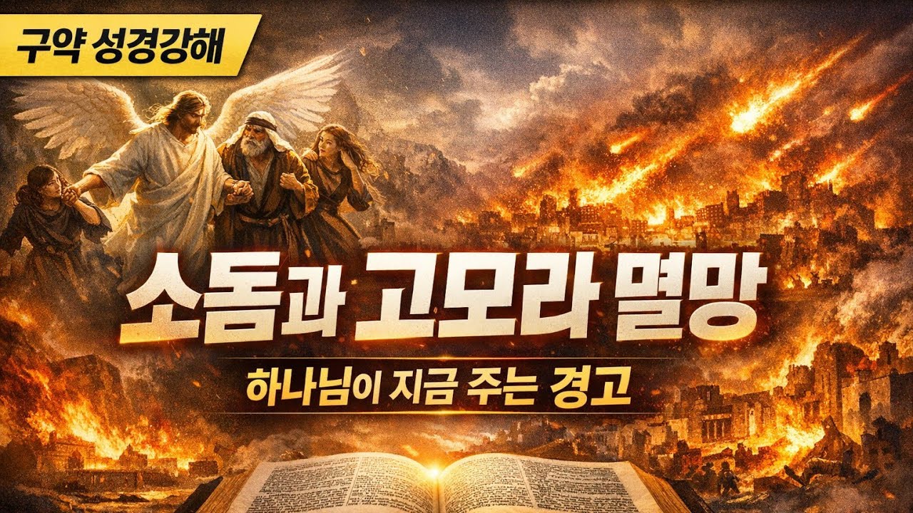 소돔과 고모라의 멸망, 하나님이 지금 우리에게 주는 경고 | 창세기19장 성경강해