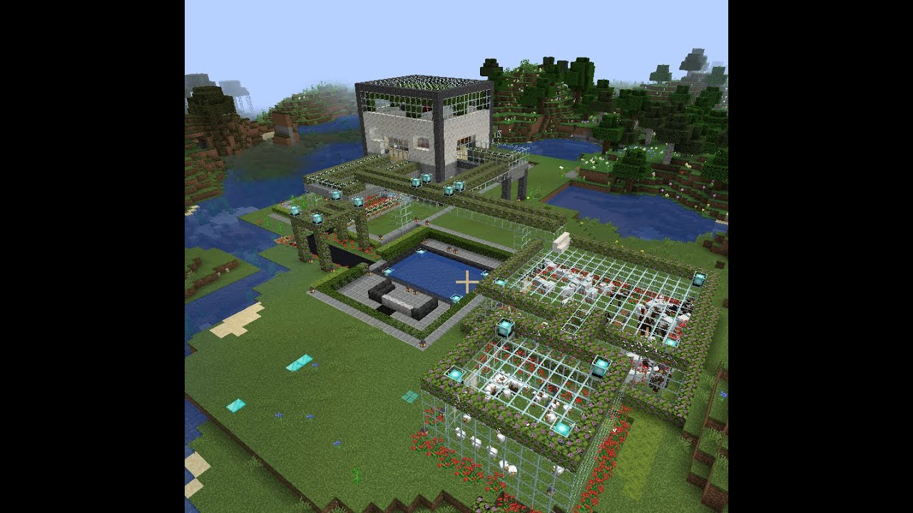 Minecraft Gameplay #2 ,Modern House construction part _2