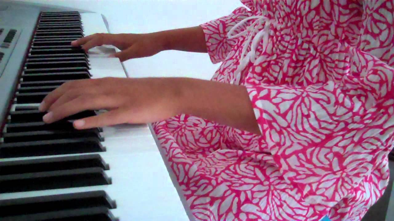 Dancing in a fairy garden piano
