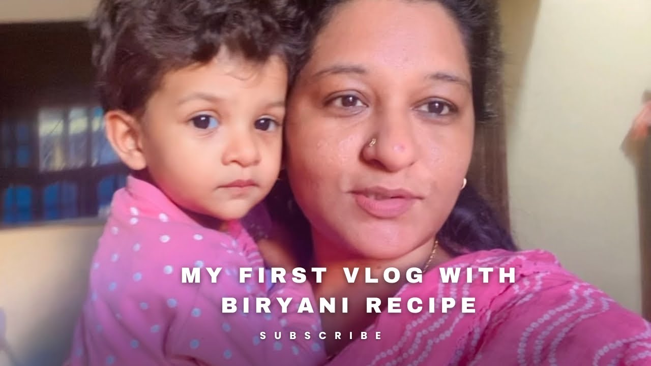 My first vlog with Biryani recipe 