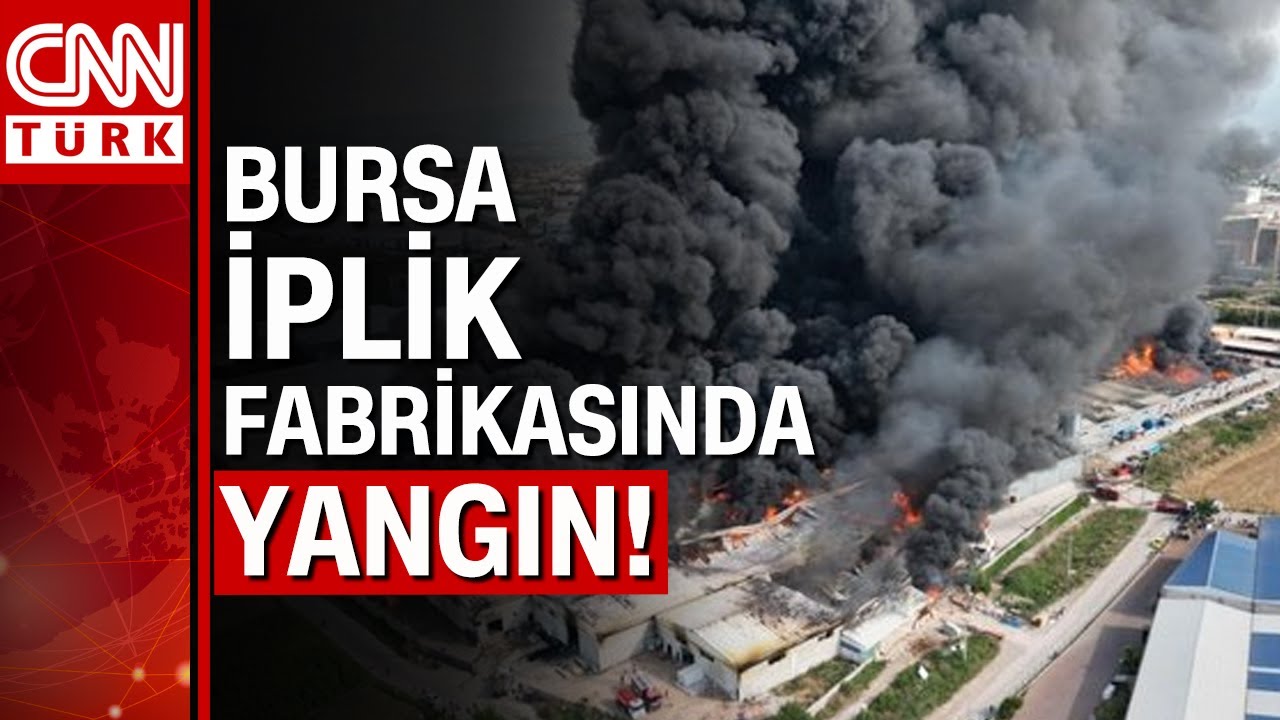 Bursa iplik fabrikasında yangın! 2 uçak, 4 helikopter ve 400 kişi 10 saatte söndürdü