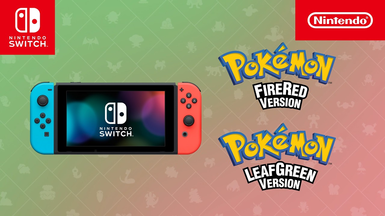 Pokémon FireRed & Pokémon LeafGreen – Out 27/02! (Nintendo Switch)