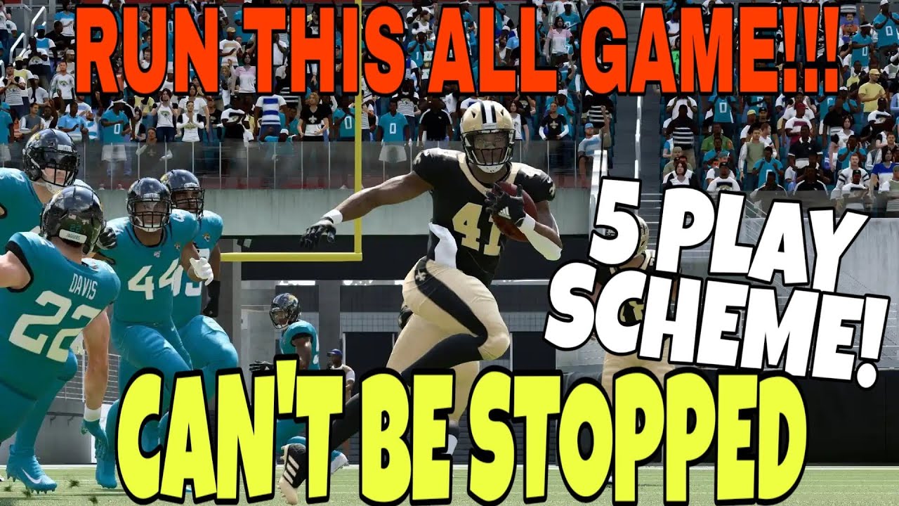 CAN'T BE STOPPED! CHEAT CODE PASS & RUN SCHEME That You Can Use All Game! Madden 20 Gameplay Tips