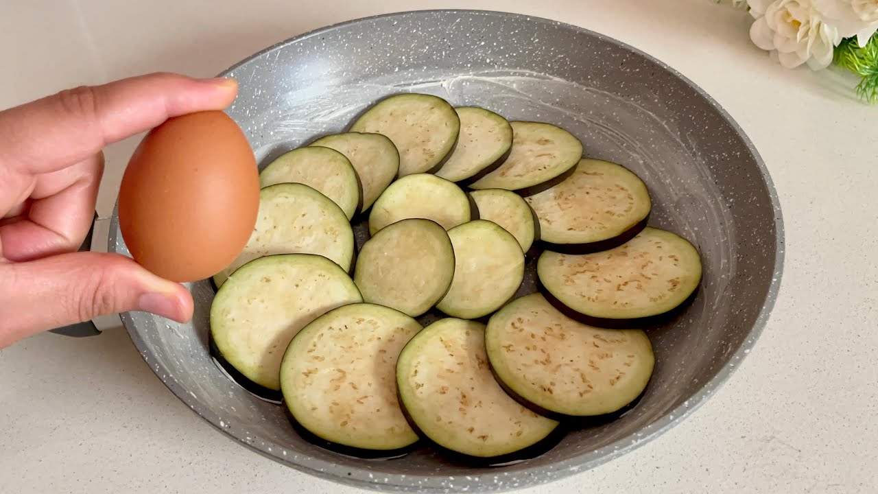У вас есть 1 баклажан и яйца? Сделайте этот вкусный рецепт простым и недорогим | Асмр № 220
