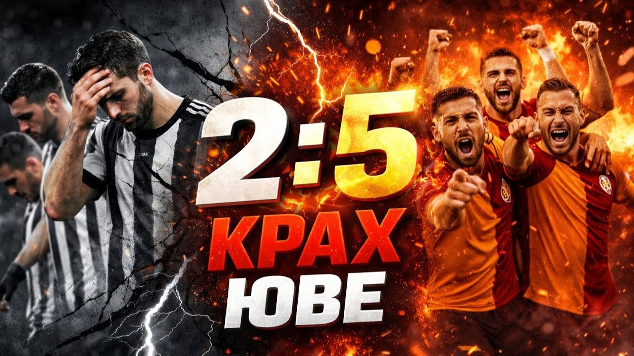 «Крах Старой Синьоры: Галатасарай уничтожил Ювентус 5:2!»