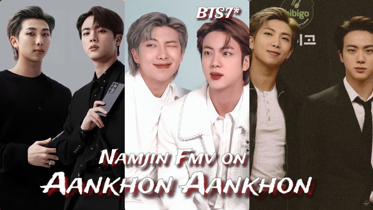 Namjin Fmv Aankhon aankhon ft honey Singh|namjoon ft jin fmv hindi|BTS fmv honey Singh song aankhon💜