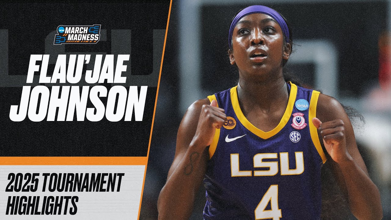 Flau'jae Johnson 2025 NCAA tournament highlights