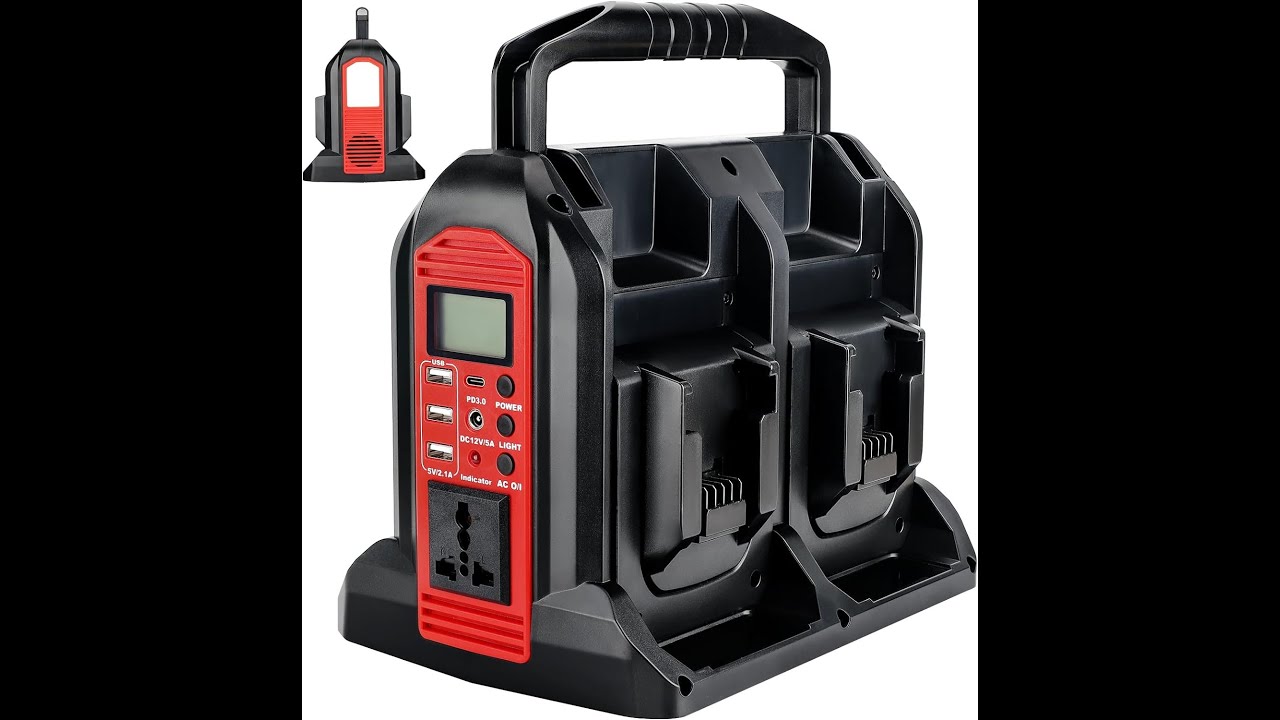 WaxPar 350 watt Inverter for Milwaukee 18V Review - Pros & Cons - WaxPar power inverter