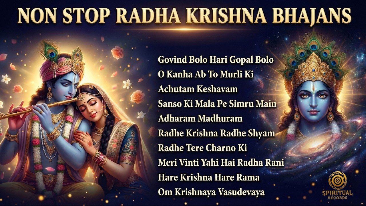 Radha Krishna Morning Bhajans | Top 10 Superhit Bhakti Songs 2026 | Peace & Healing