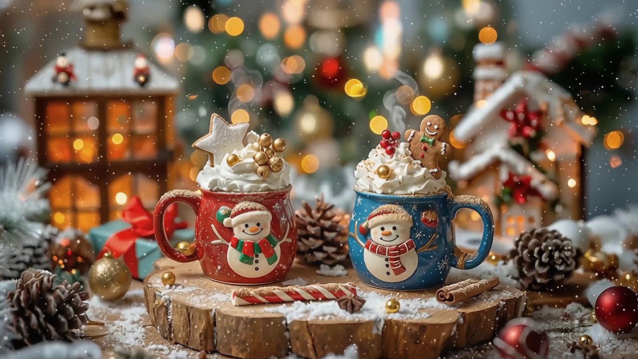 Christmas Jazz Coffee Shop 2026 ☕ Cozy Jazz Lounge & Bossa Piano for Happy Winter Nights