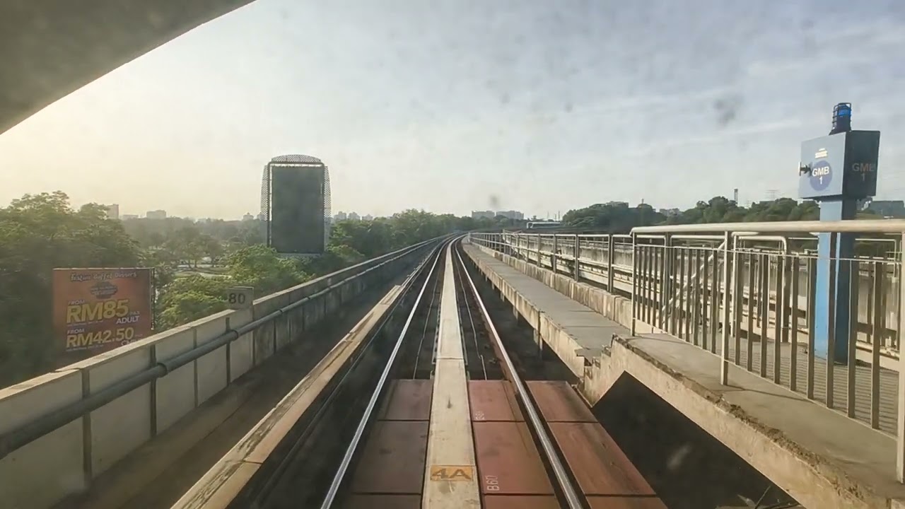 LRT Kelana Jaya Line Bombardier Innovia Metro 300 TR77 | Ara Damansara ➡️ Subang Jaya.