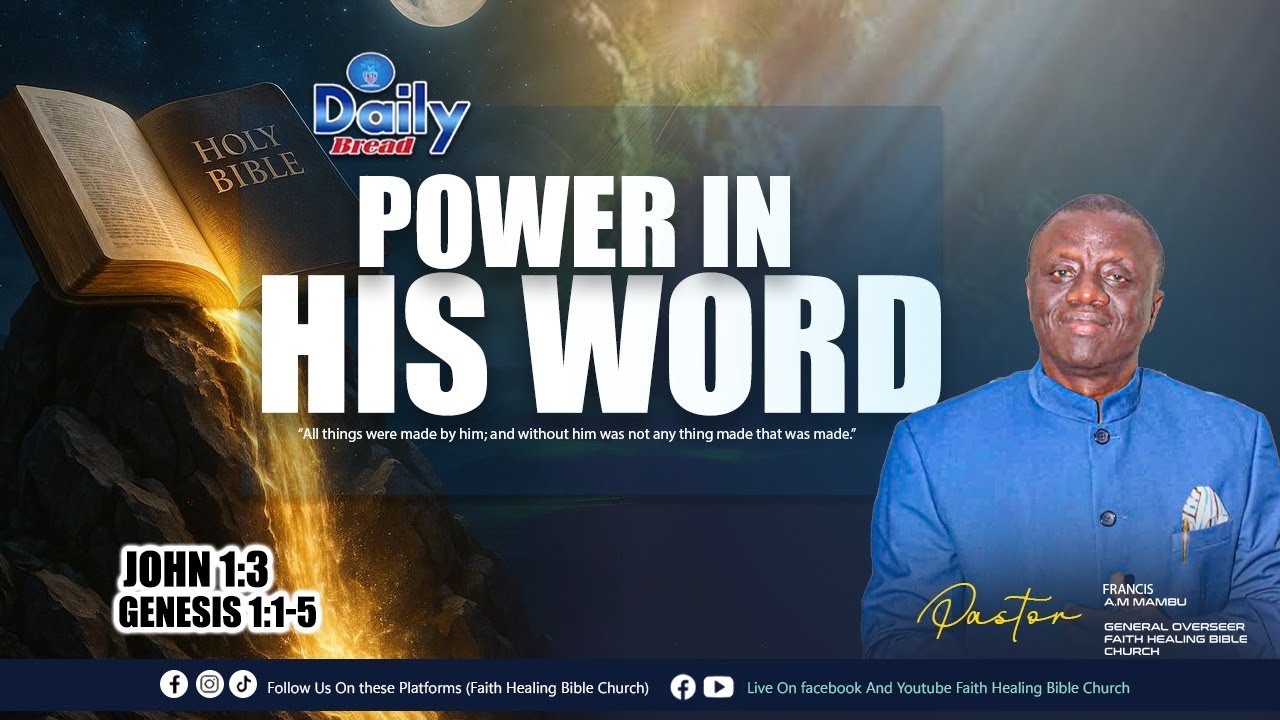 II Daily Bread || Power In His Word || Pst. Francis A.M. Mambu || (1/12/2026)