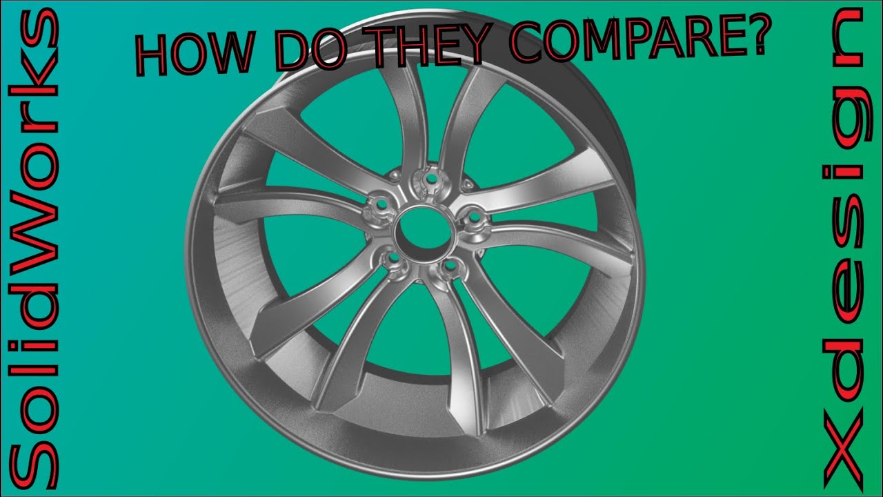 SolidWorks and xDesign: Make this Wheel, How Does it Compare? |JOKO ENGINEERING|