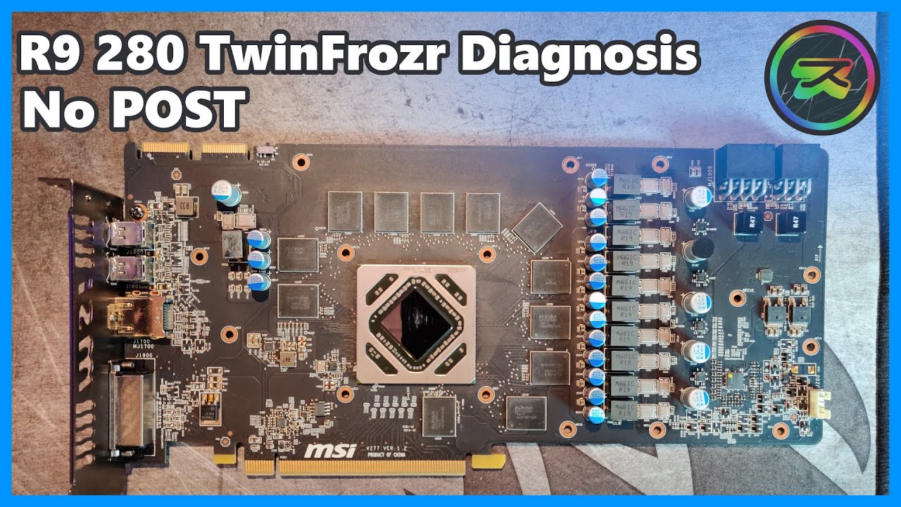 Radeon R9 280 TwinFrozr Troubleshooting | No POST