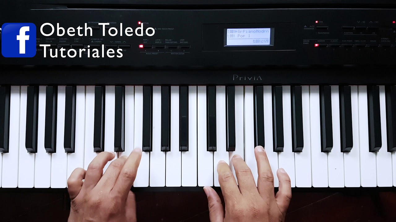 Escalas F G A B Piano Principiantes - Obeth Toledo