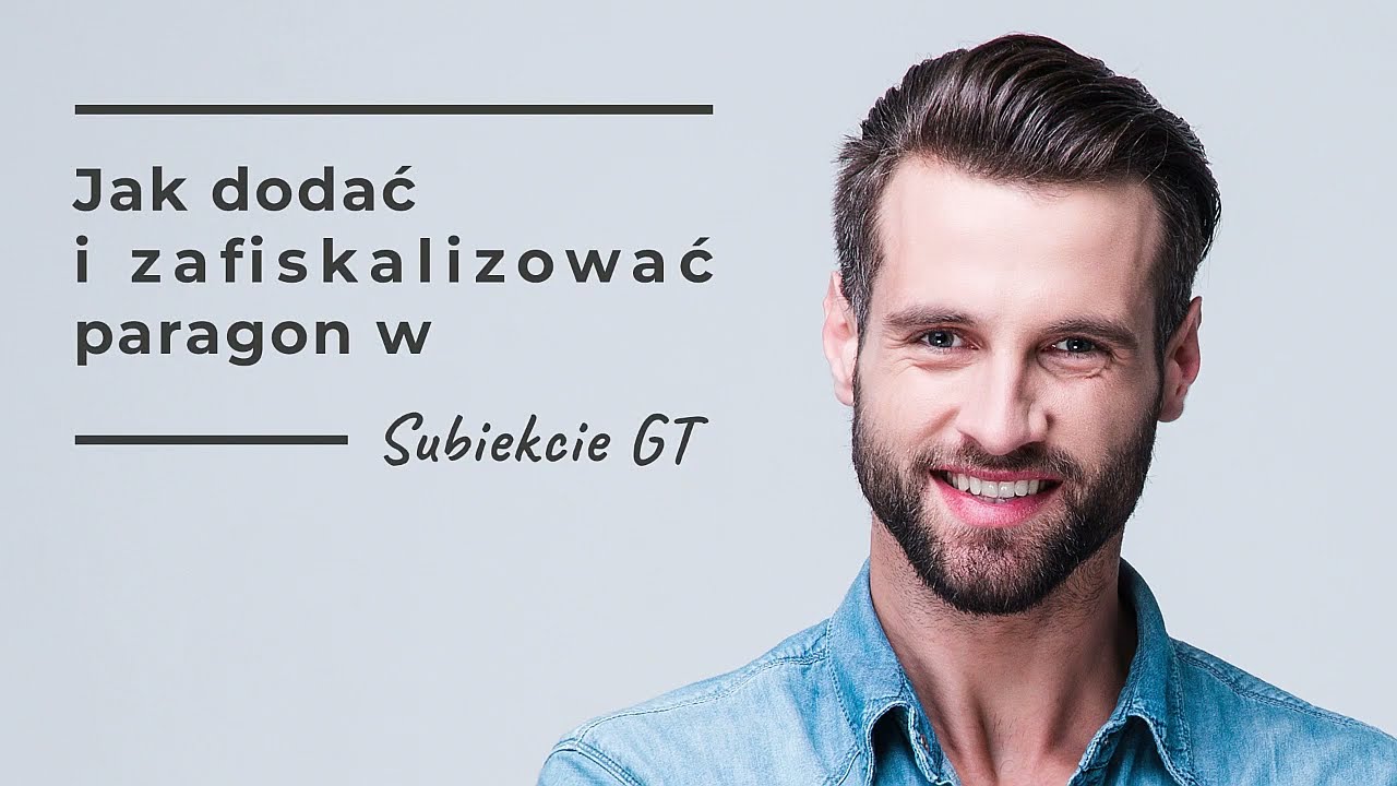 Jak dodać i zafiskalizować paragon w Subiekcie GT