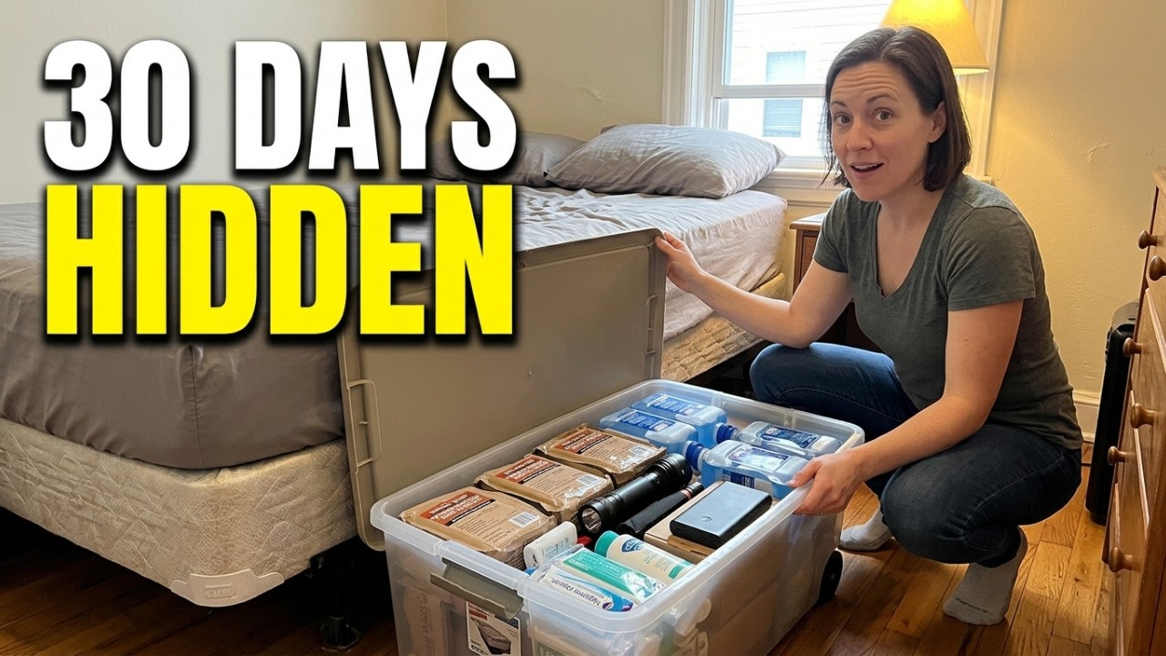Small Apartment Prepping: Store 30 Days of Supplies Without the Clutter