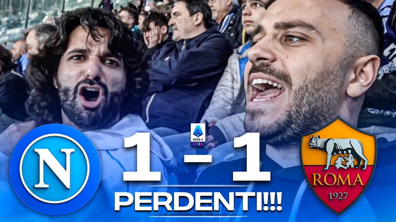 PERDENTI!!! NAPOLI 1-1 ROMA | LIVE REACTION NAPOLETANI AL MARADONA HD